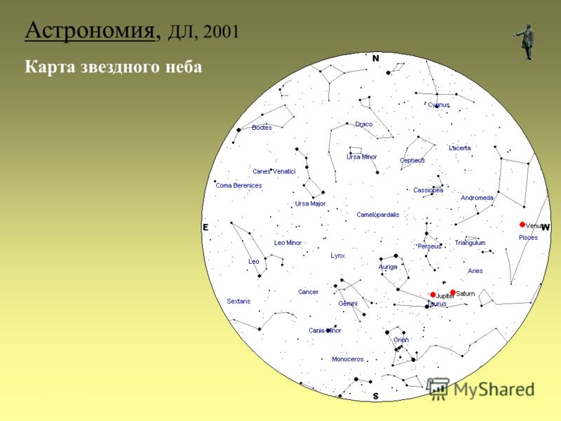 Карта звездного неба pdf