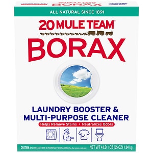 Borax and water floor cleaning solution