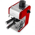 Красная рожковая кофеварка PCM 1528AE Adore Crema
