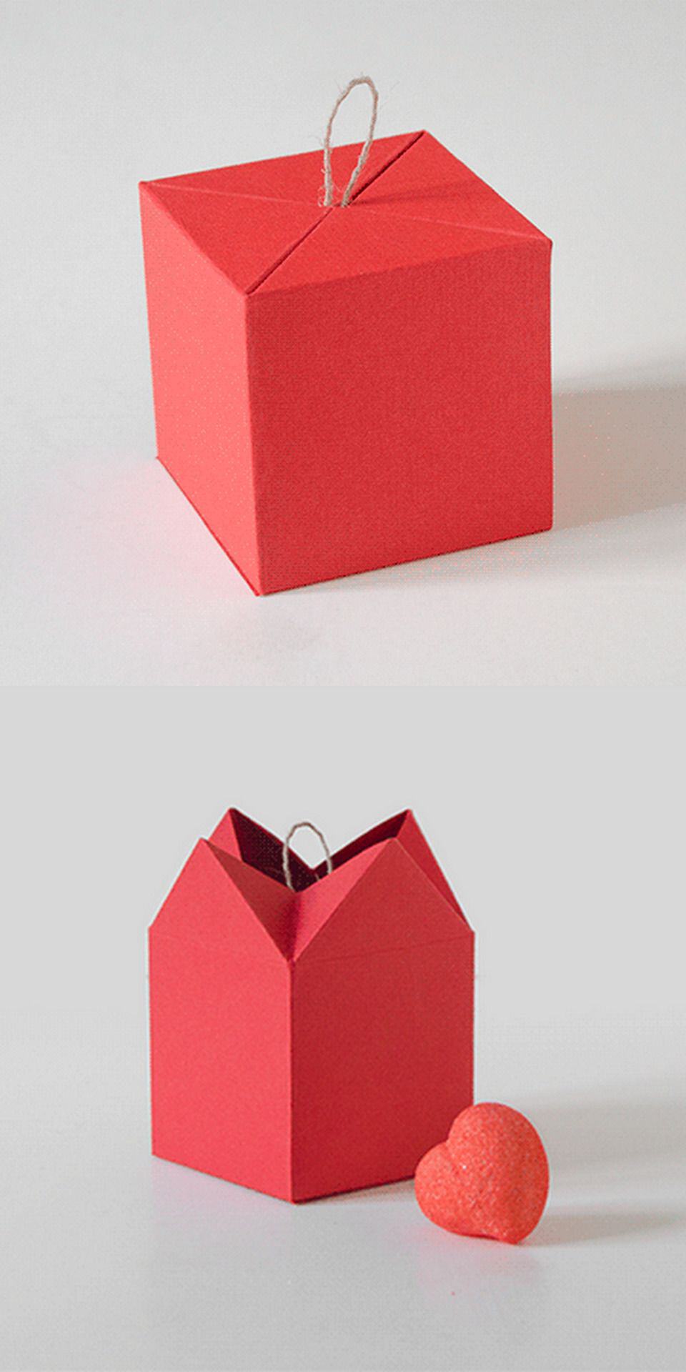 Unfolding cube box
