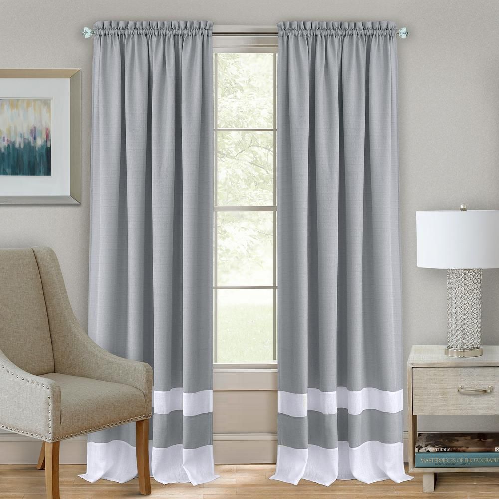 Curtain measurements should extend past the window on each side.
