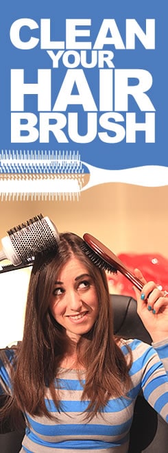 clean-hairbrush