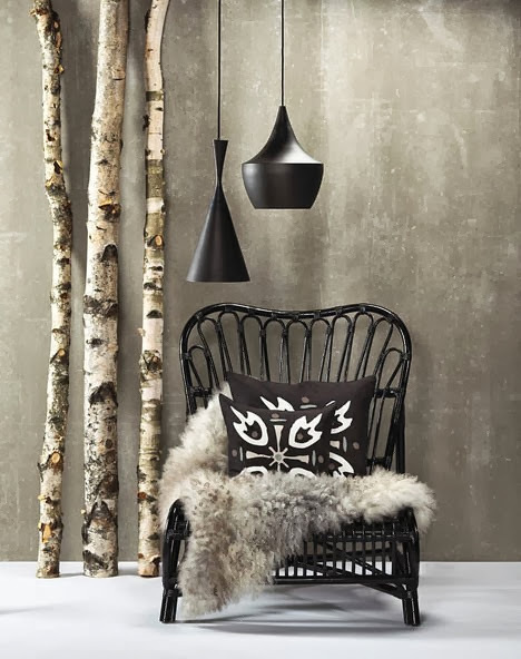 Ветки, деревья и пеньки в интерьере, фото № 52