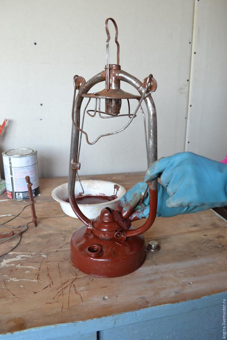 Реставрируем старую керосиновую лампу, фото № 8 Реставрируем старую керосиновую лампу, фото № 8