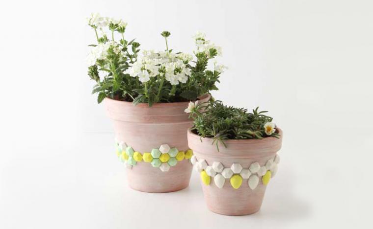 15 простых идей, чтобы преобразить цветочный горшок, фото № 14 15 простых идей, чтобы преобразить цветочный горшок, фото № 14