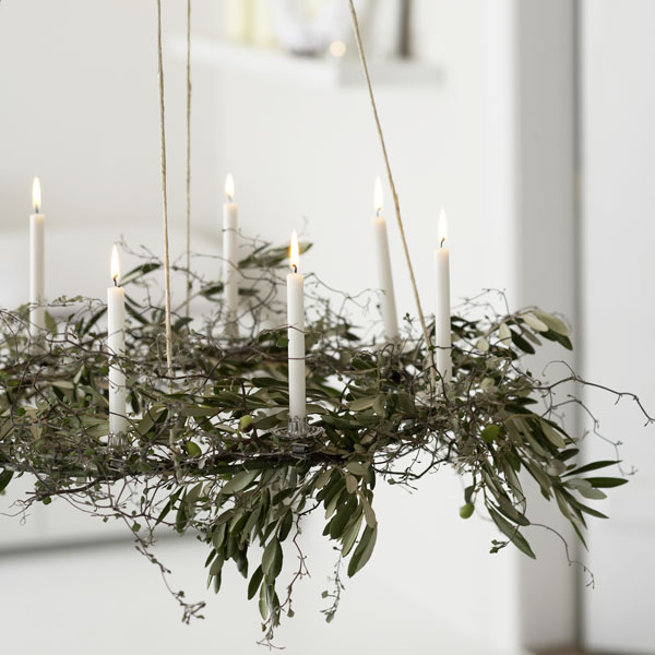 Осенний декор интерьера с помощью листьев, фото № 15