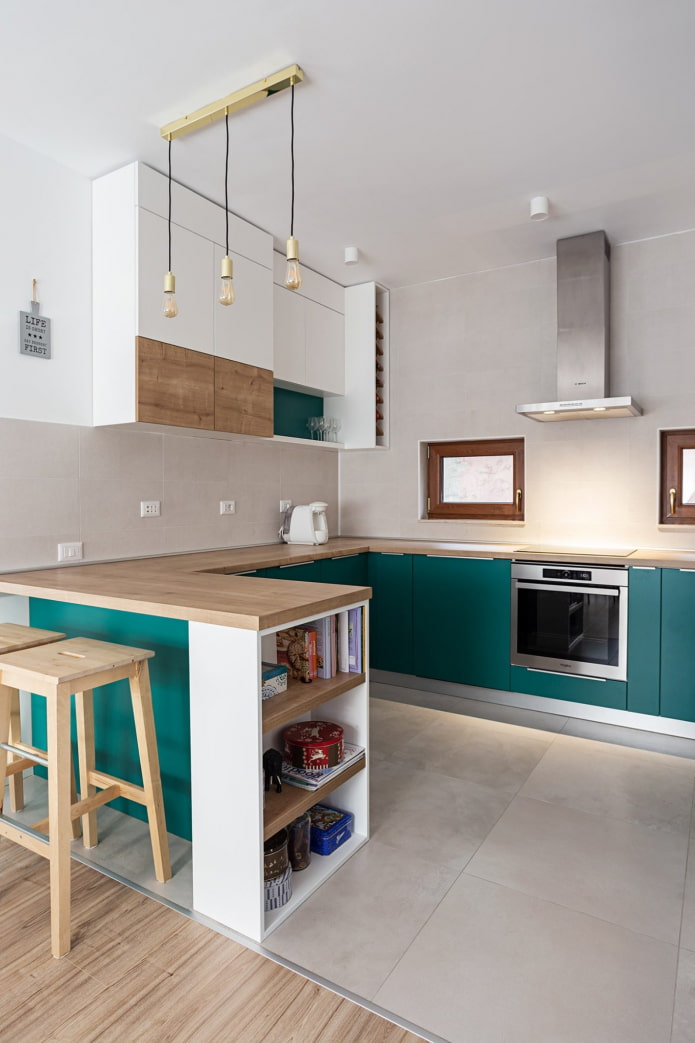 цветная кухня буквой п цветная кухня буквой п