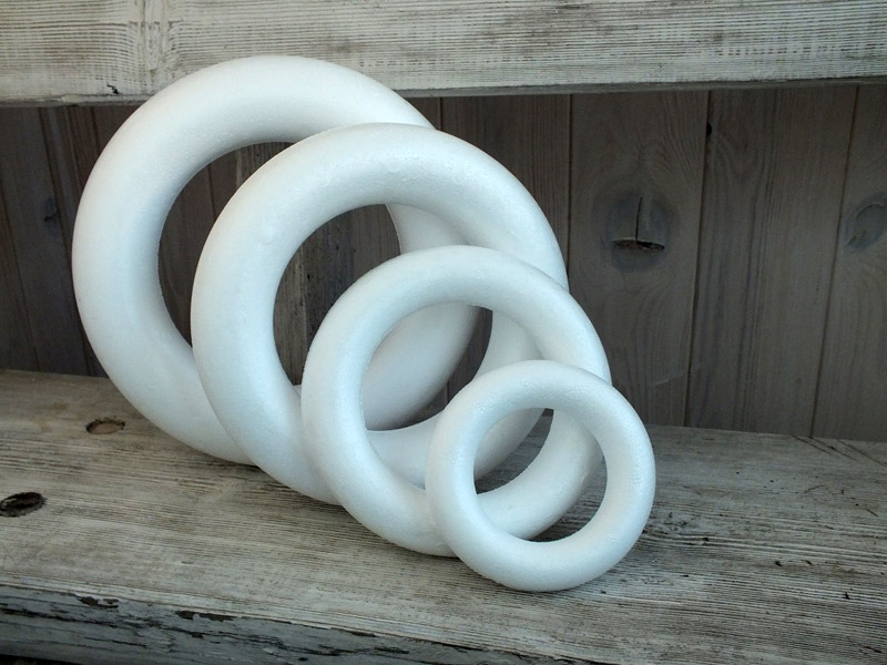 Готовые кольца можно подобрать любого диаметра