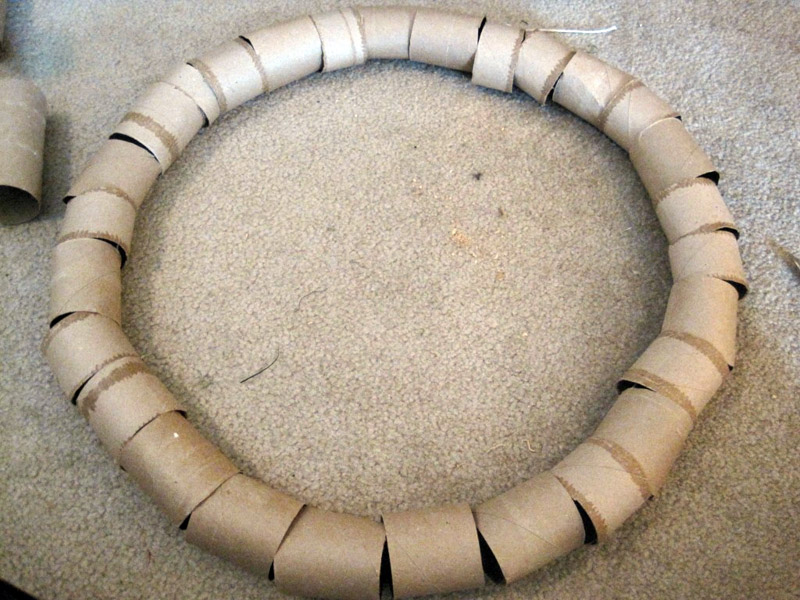 Из втулок можно сделать основу любого диаметра