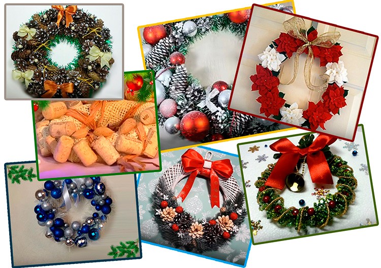 Внешний вид рождественского венка существенно изменился