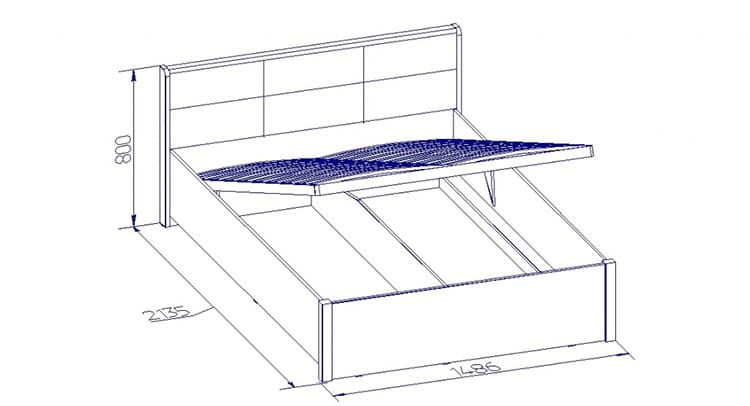 Перед покупкой матраса все мерки обязательно снимаются только с внутренней стороны каркаса. Допустимая погрешность — 1 см