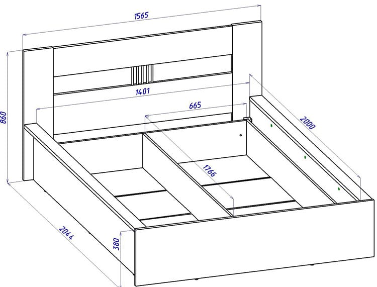 Если есть какие-то проблемы со здоровьем, важно приобретать двуспальную кровать с достатком свободного пространства