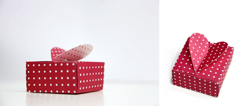 Коробочки-сердечки своими руками