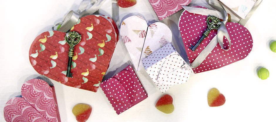 Коробочки-сердечки своими руками