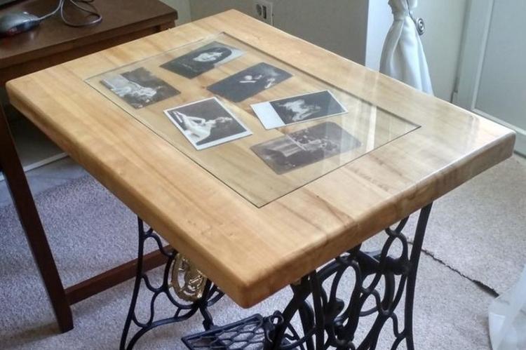 Фотоколлаж - Декор старого стола своими руками