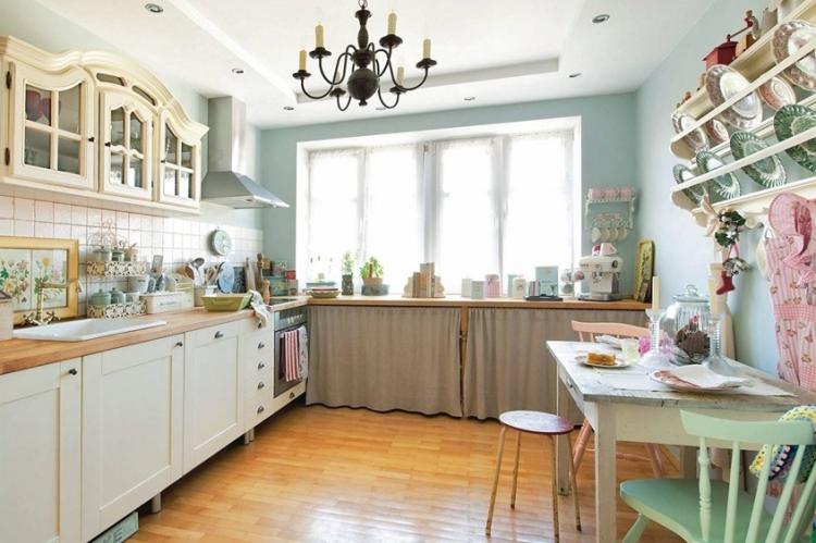 Дизайн кухни в стиле прованс - фото реальных интерьеров