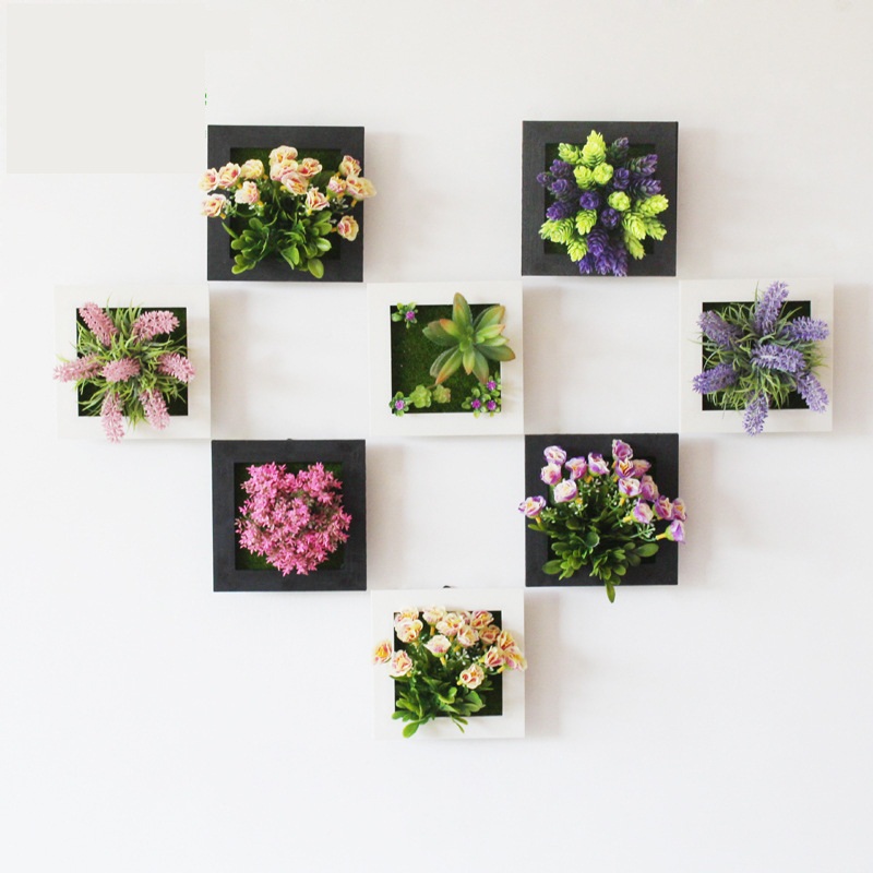 цветы искусственные на стену