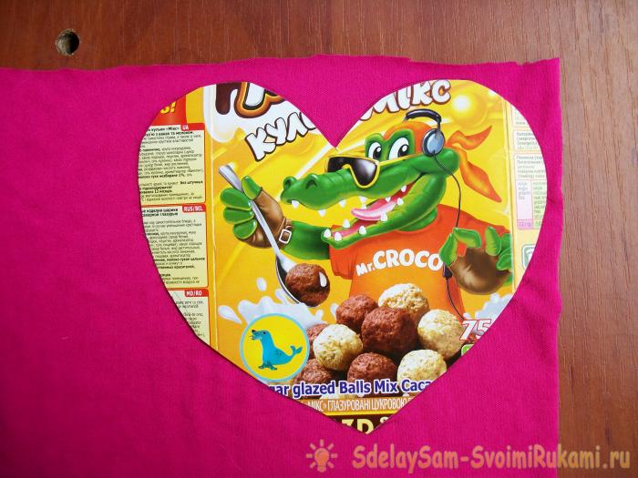 Коробочка в форме сердца своими руками