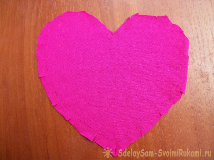 Коробочка в форме сердца своими руками