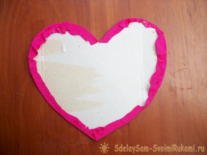 Коробочка в форме сердца своими руками