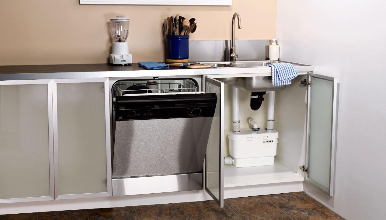 установка посудомоечной машины на кухню