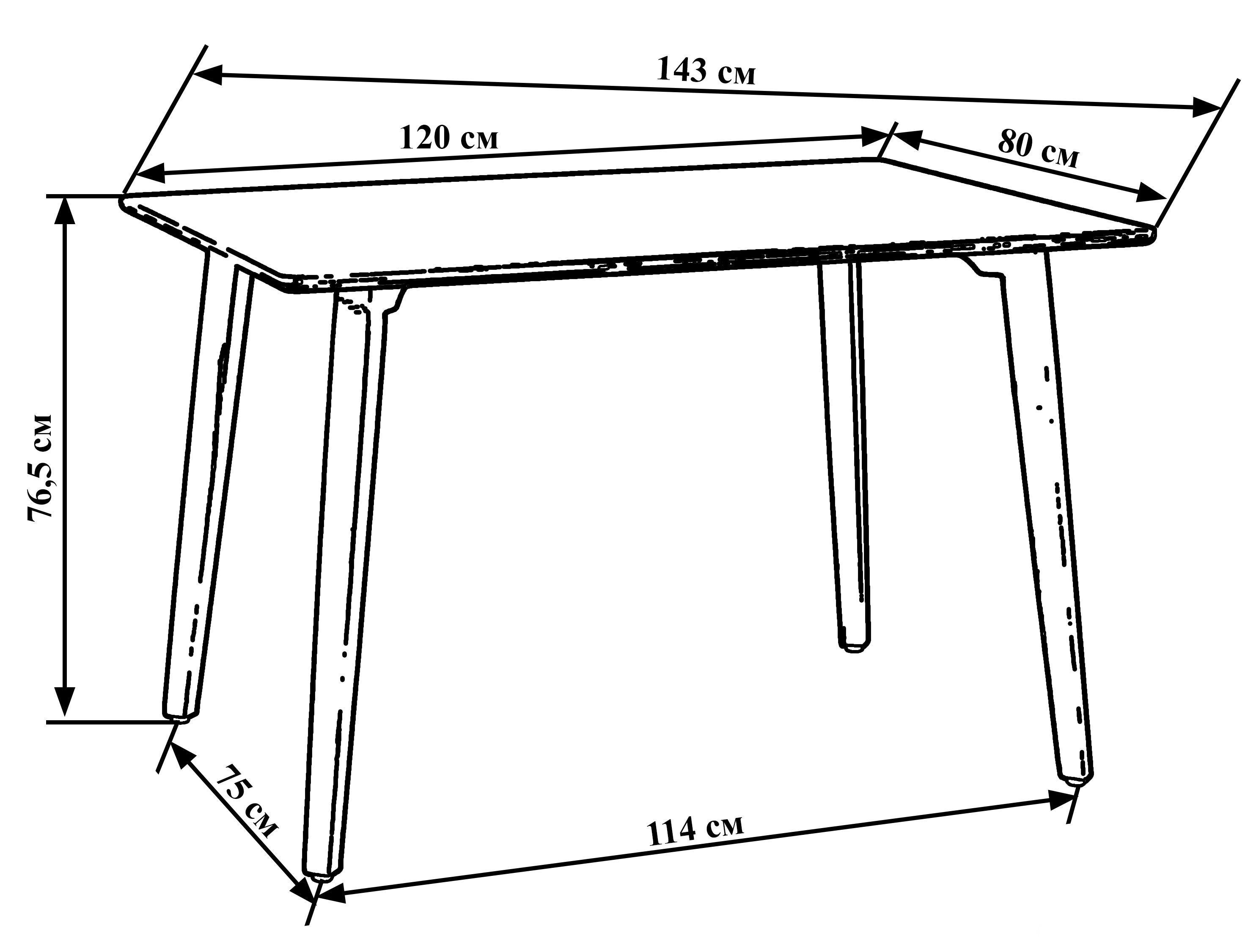 высота стола кухонного стандарт от пола в сантиметрах