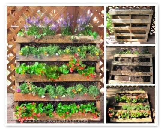 Easy steps to making your own pallet planter 