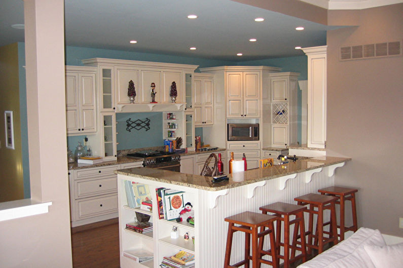 Барная стойка для кухни в стиле прованс