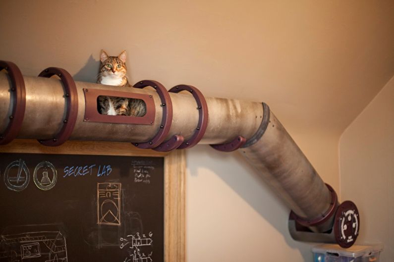 Домик для кошки своими руками - фото