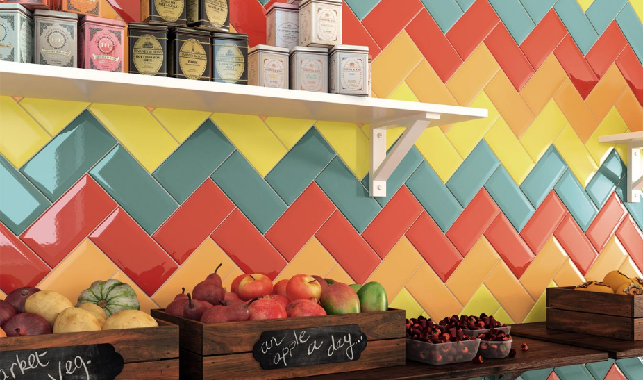 Кухонный фартук из керамической плитки