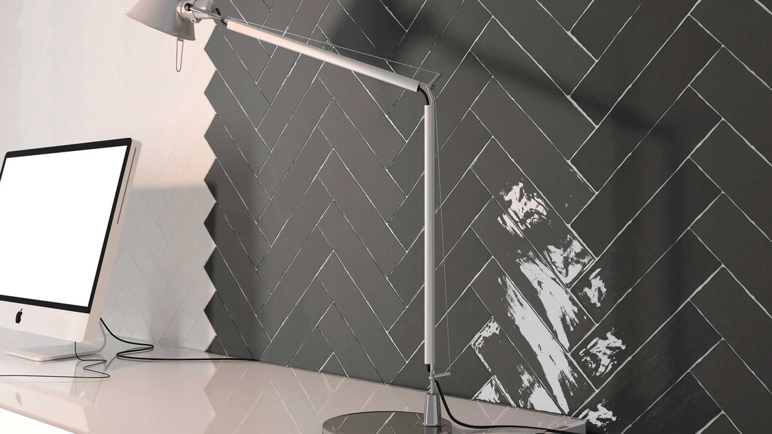 Кухонный фартук из керамической плитки