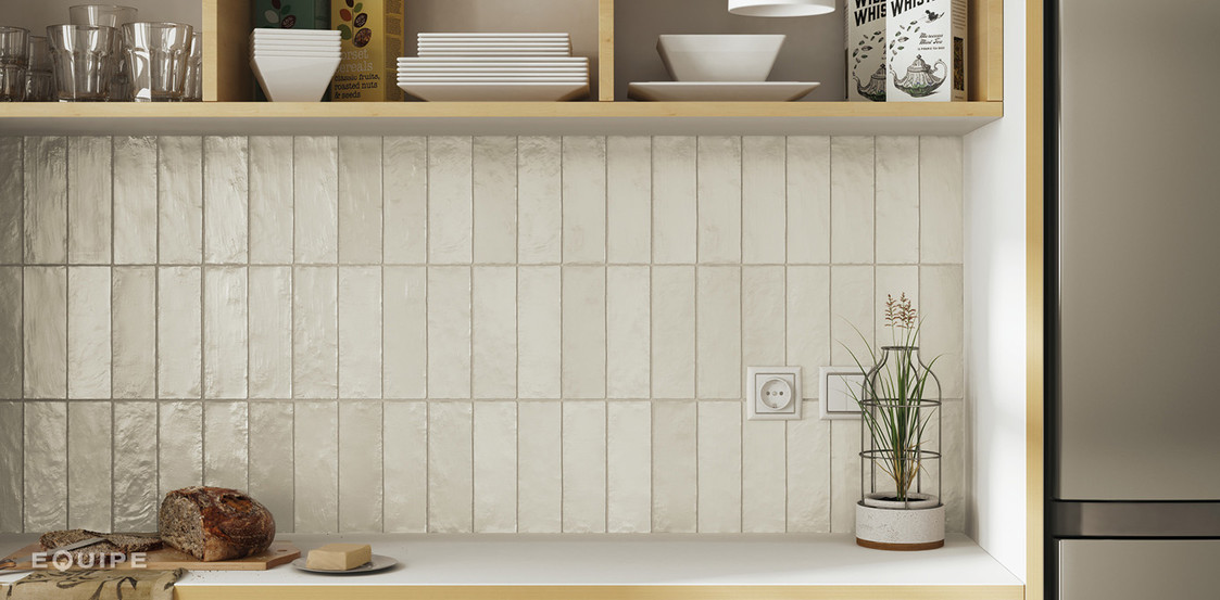 Кухонный фартук из керамической плитки