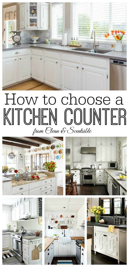 Great tips on how to choose a kitchen counter.