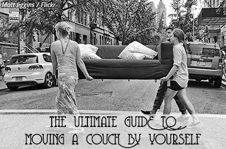How do I move a couch by myself?