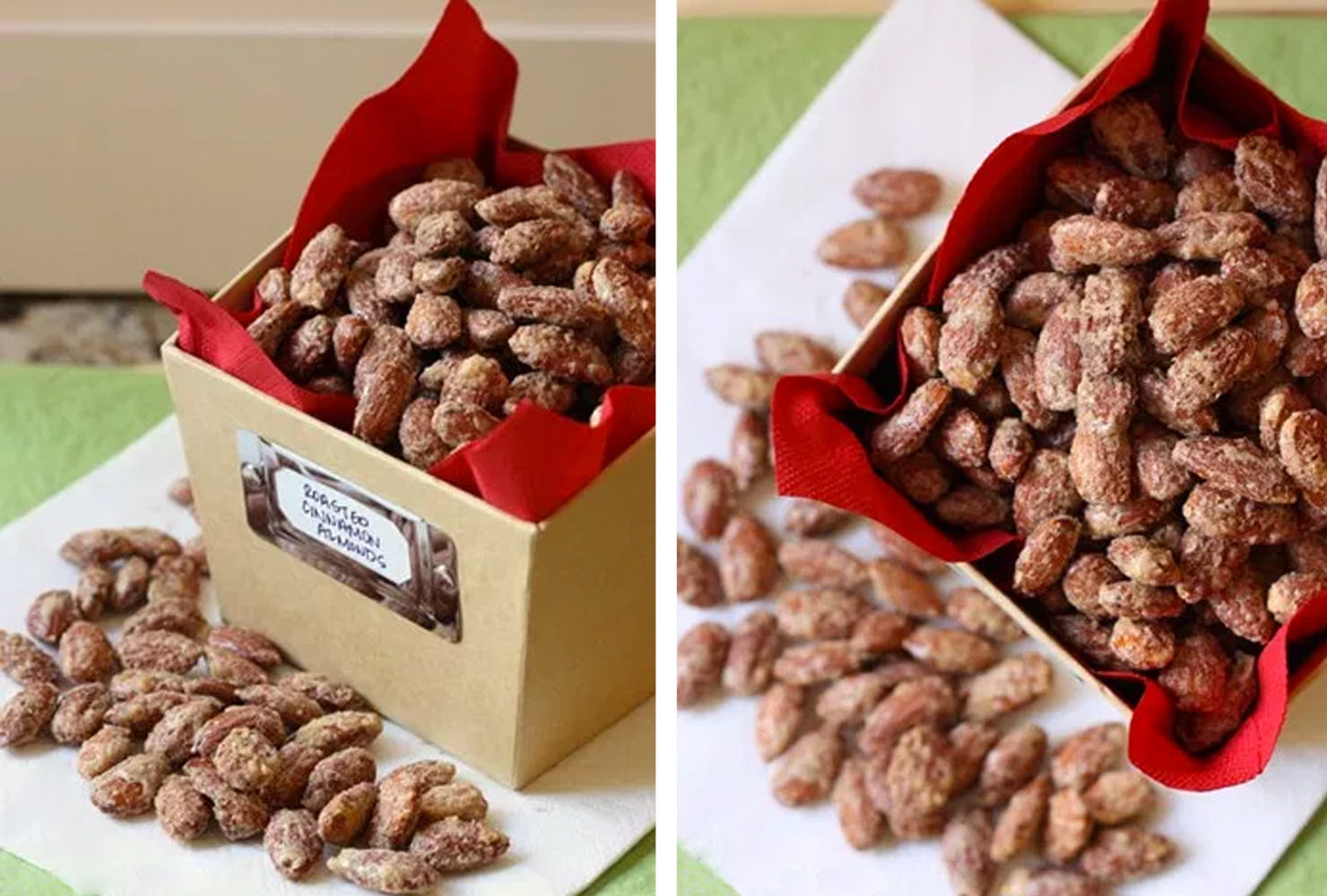 creative gift ideas roasted cinnamon almonds500