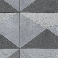 Triangle Rocks Black & Gray