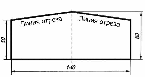 Чертеж подставки для карандашей