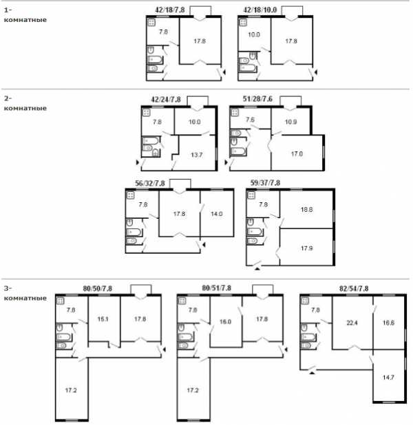 Планировка сталинки 4 комнаты